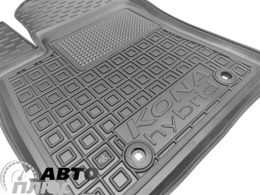 Водійський килимок в салон Hyundai Kona 2023- hybrid (AVTO-Gumm)