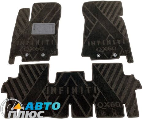 Композитные коврики в салон Infiniti JX/QX60 2012- 5 мест (X) AVTO-Tex