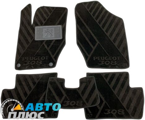 Композитные коврики в салон Peugeot 308 2008- (X) AVTO-Tex