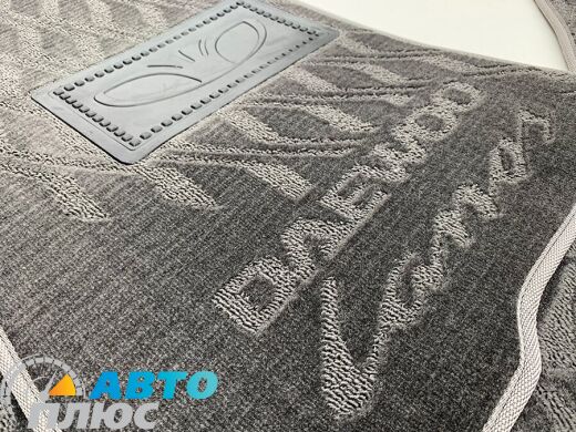 Композитные коврики в салон Daewoo Lanos 1996- (V) серые AVTO-Tex
