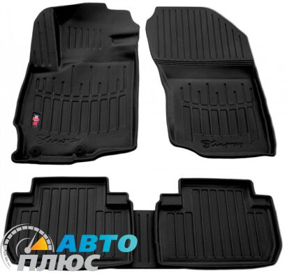 3D Коврики в салон автомобиля Mitsubishi Outlander 2012-2021 (Stingray)