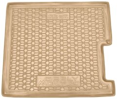 Автомобильный коврик в багажник Geely Monjaro 2023- нижняя полка бежевый (AVTO-Gumm)