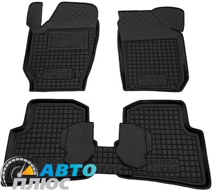Автомобільні килимки в салон Skoda Fabia 2 2007-2015 (Avto-Gumm)