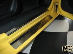 Накладки на пороги Seat Leon 2005-2012 (Premium)