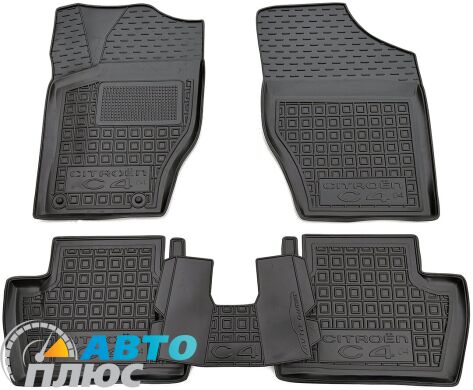 Автомобильные коврики в салон Citroen C4 2004-2010 (AVTO-Gumm)
