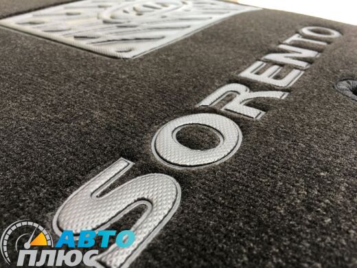 Kia Sorento 2009-2013 (5 мест) реальное фото автоковриков в салон черные бизнес купить Avtoplus.com.ua