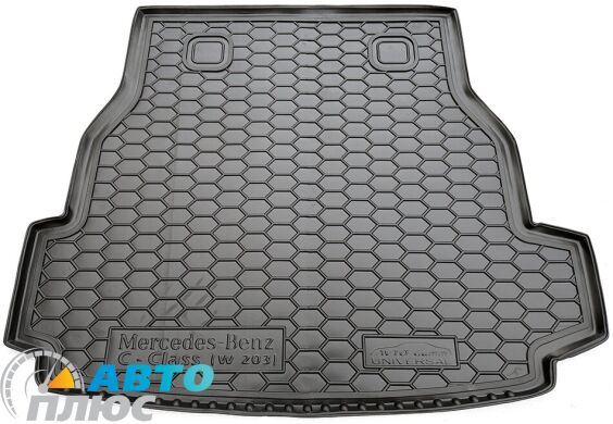 Автомобильный коврик в багажник Mercedes C (W203) 2001- Universal (Avto-Gumm)