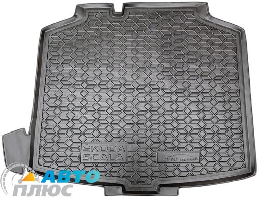 Автомобильный коврик в багажник Skoda Scala 2020- (Avto-Gumm)