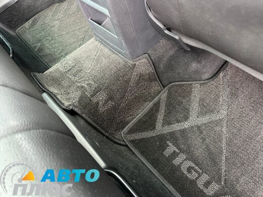 Композитні килимки в салон Volkswagen Tiguan 2007- (X) чорні AVTO-Tex
