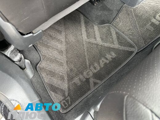 Композитні килимки в салон Volkswagen Tiguan 2007- (X) чорні AVTO-Tex