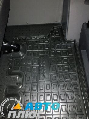Автомобильные коврики в салон Volkswagen T5/T6 Transporter 2003- 2-й ряд (Avto-Gumm)