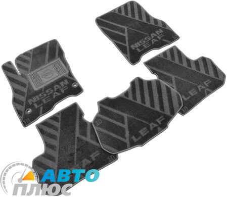Композитні килимки в салон Nissan Leaf 2012-2018 (X) сірі AVTO-Tex