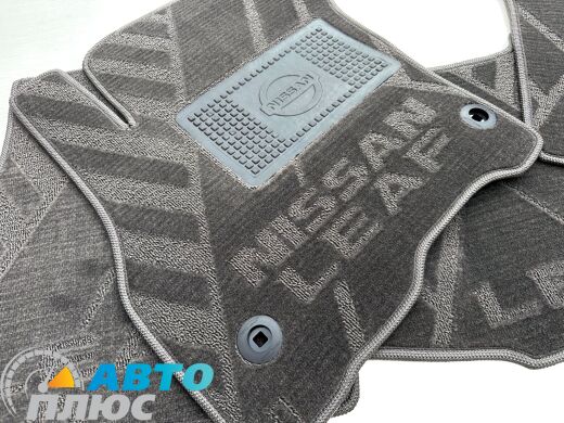 Композитні килимки в салон Nissan Leaf 2012-2018 (X) сірі AVTO-Tex