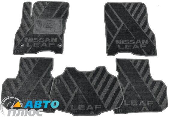 Композитні килимки в салон Nissan Leaf 2012-2018 (X) сірі AVTO-Tex