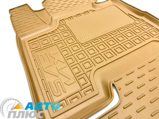 Автомобильные коврики в салон Kia EV5 2024- бежевые (AVTO-Gumm)