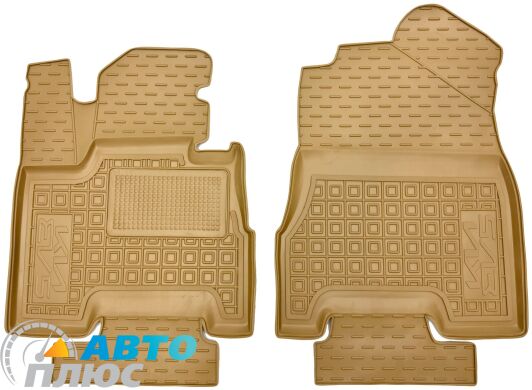 Автомобильные коврики в салон Kia EV5 2024- бежевые (AVTO-Gumm)