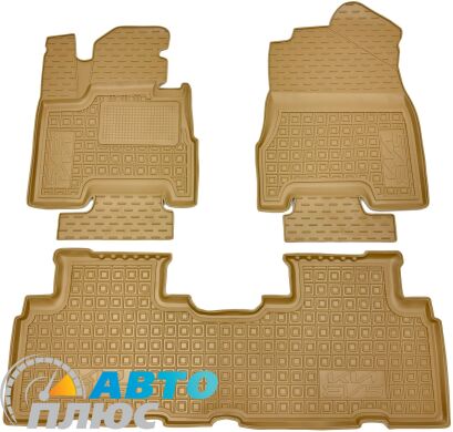 Автомобильные коврики в салон Kia EV5 2024- бежевые (AVTO-Gumm)