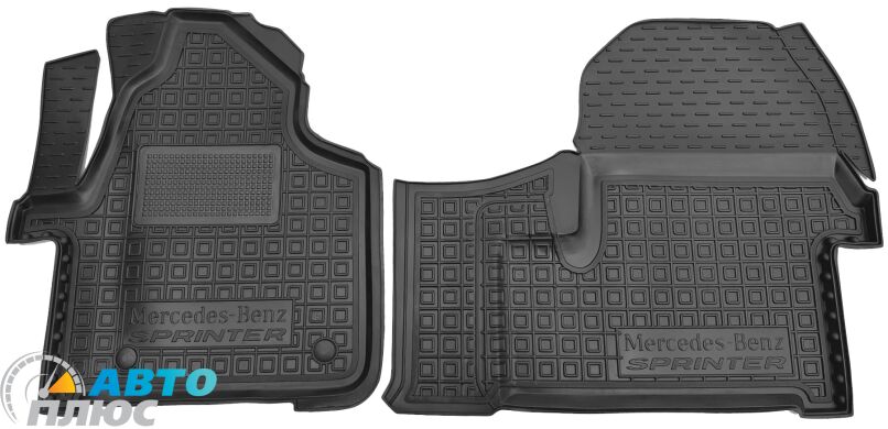 Автомобильные коврики в салон Mercedes Sprinter (907) 2018- (1+1/1+2) (AVTO-Gumm)