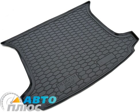 Автомобильный коврик в багажник Peugeot 308 2008- Universal (5 мест) (Avto-Gumm)