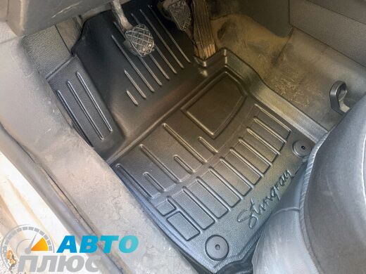 3D Килимки в салон Volkswagen Caddy 2004-2020 передні (Stingray)