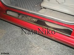 Накладки на пороги Chevrolet Tacuma 2000- (Premium)