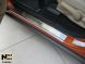 Накладки на пороги Honda Civic 5D Hatchback 2006- (Premium)