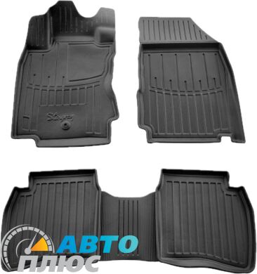 3D Коврики в салон автомобиля Nissan Note (E11) 2005-2013 (Stingray)