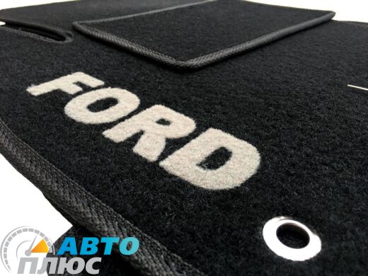 Коврики в салон текстильные Ford Focus 3 2011- черные Стандарт