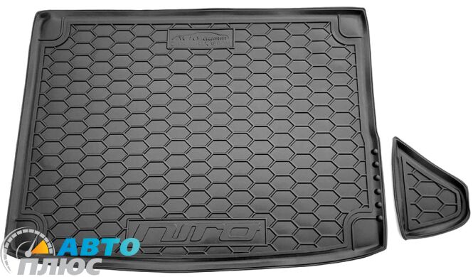 Автомобильный коврик в багажник Kia Niro 2018- с органайзером (Avto-Gumm)