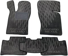 Композитные коврики в салон Daewoo Nexia 98-/08- (V) серые AVTO-Tex
