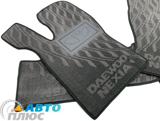 Композитные коврики в салон Daewoo Nexia 98-/08- (V) серые AVTO-Tex