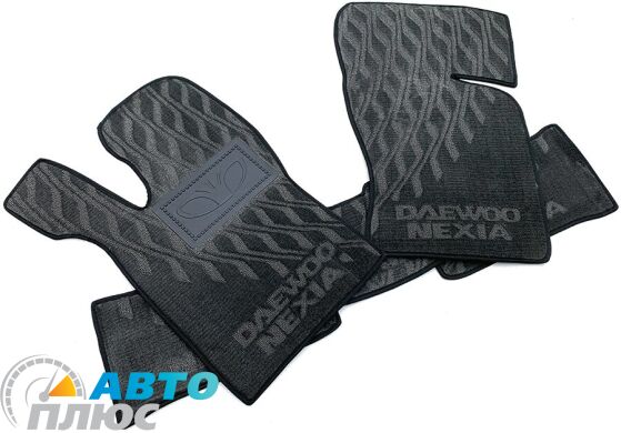 Композитные коврики в салон Daewoo Nexia 98-/08- (V) серые AVTO-Tex