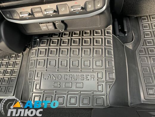 Автомобильные коврики в салон Toyota Land Cruiser 300 2021- (AVTO-Gumm)