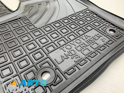 Автомобильные коврики в салон Toyota Land Cruiser 300 2021- (AVTO-Gumm)