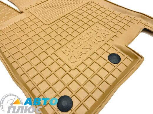 Автомобильные коврики в салон Nissan Qashqai 2007- бежевые (AVTO-Gumm)