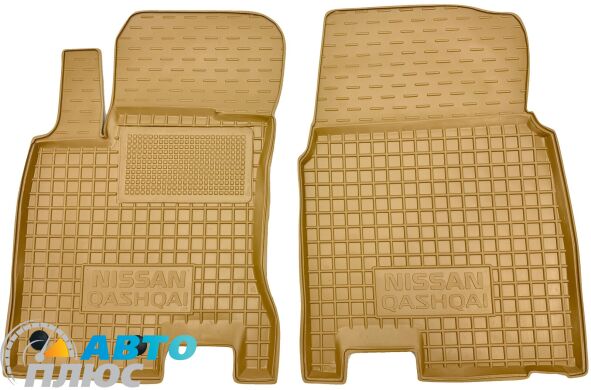 Автомобильные коврики в салон Nissan Qashqai 2007- бежевые (AVTO-Gumm)