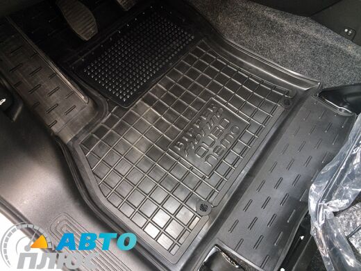 Автомобільні килимки в салон Fiat Qubo/Fiorino 08-/Citroen Nemo 07-/Peugeot Bipper 08- (Avto-Gumm)