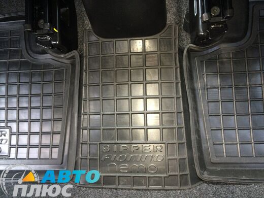 Автомобільні килимки в салон Fiat Qubo/Fiorino 08-/Citroen Nemo 07-/Peugeot Bipper 08- (Avto-Gumm)