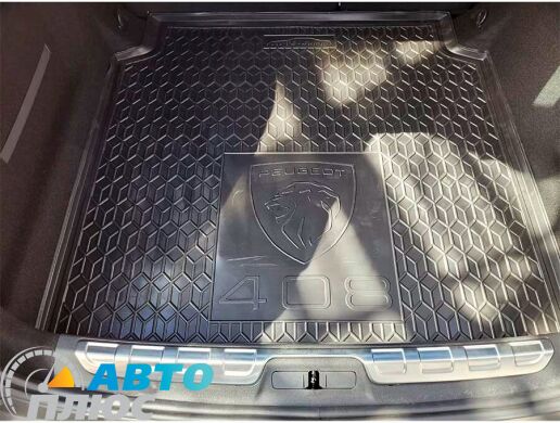 Автомобильный коврик в багажник Peugeot 408 2022- (AVTO-Gumm)