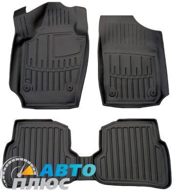 3D Коврики в салон автомобиля Volkswagen Polo Hatchback 2009-2017 (Stingray)