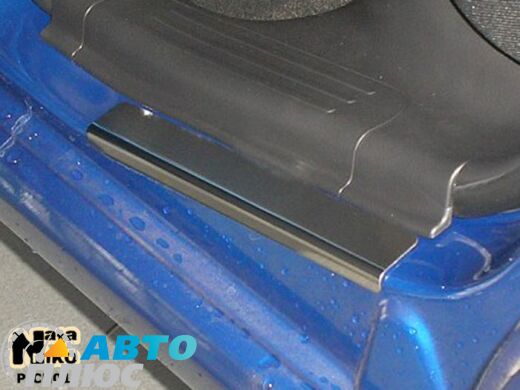 Накладки на пороги Chevrolet Aveo 2003-2011 (Premium)
