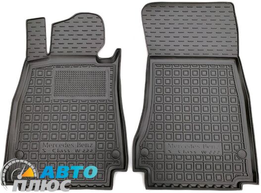Передние коврики в автомобиль Mercedes S (W222) 2013- long/short (Avto-Gumm)