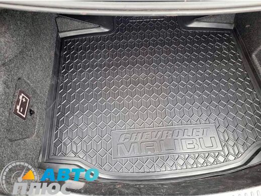 Автомобильный коврик в багажник Chevrolet Malibu 2012-2016 (AVTO-Gumm)