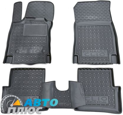 Автомобильные коврики в салон Renault Clio 4 2012- Universal (AVTO-Gumm)