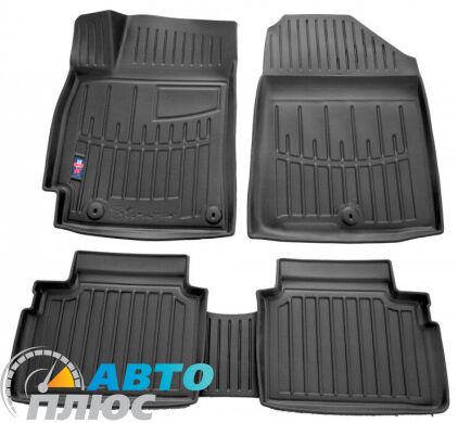 3D Коврики в салон автомобиля Hyundai Elantra 2015-2020 (Stingray)