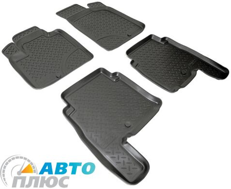 Полиуретановые коврики в салон Hyundai Santa Fe 2006-2010 (NorPlast)