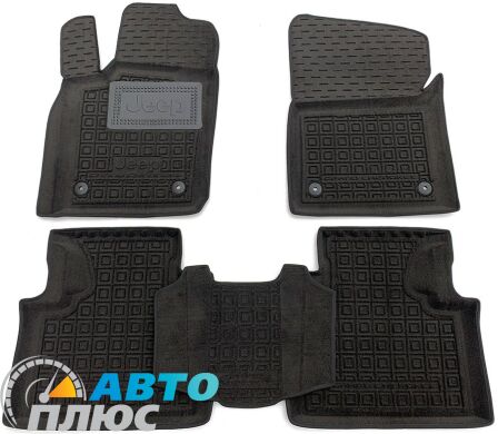 Гибридные коврики в салон Jeep Grand Cherokee (WK2) 2010- (AVTO-Gumm)