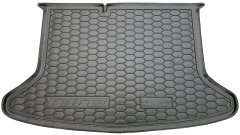 Автомобильный коврик в багажник Kia Niro 2018- без органайзера (Avto-Gumm)