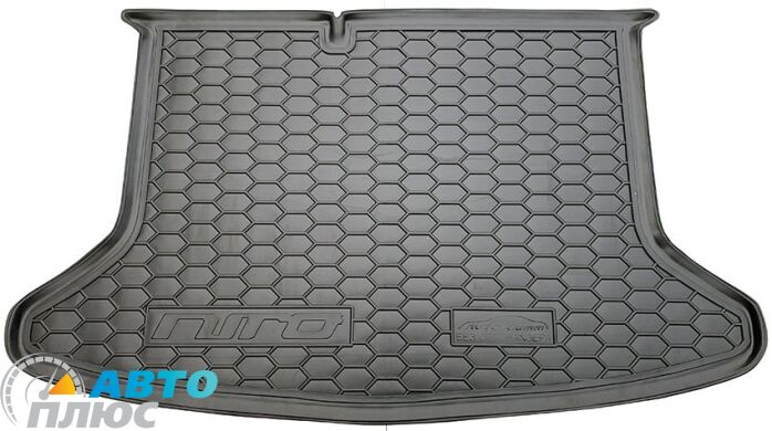 Автомобильный коврик в багажник Kia Niro 2018- без органайзера (Avto-Gumm)
