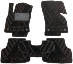 Композитные коврики в салон Seat Leon 2013- (5 дв.) (X) AVTO-Tex
